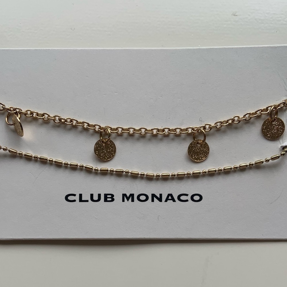 Club Monaco Disk Bracelet Set